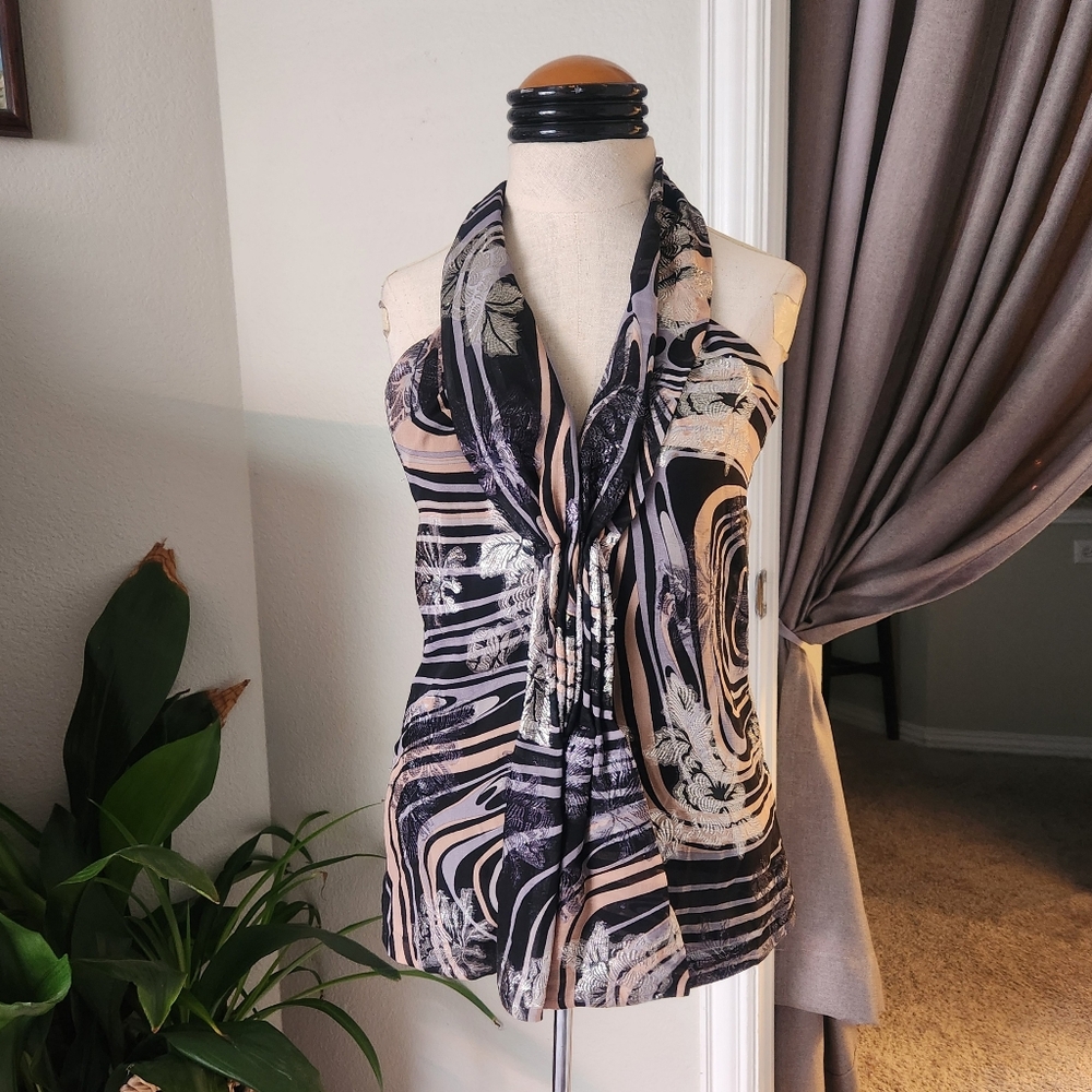 Metallic Thread Silk Blouse 💕
